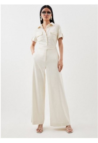 Relaxed Tailored Belted...