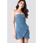 Buttoned Denim Dress