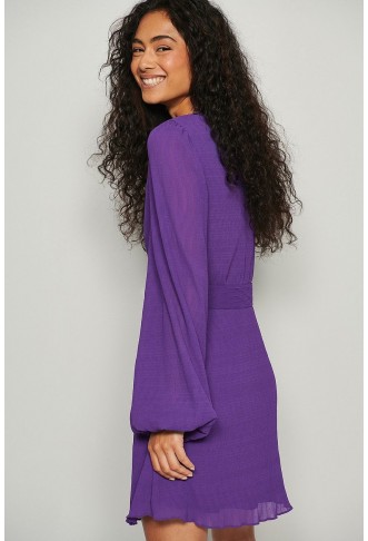 Structured Keyhole Mini Dress