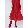 Mesh Frill Dress