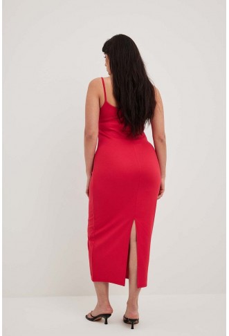 Jersey Slip Midi Dress