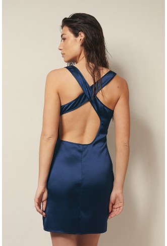 Open Back Mini Dress