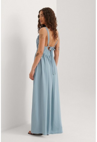 Gathered Chest Maxi Dress