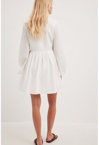 Structured Flowy Mini Dress