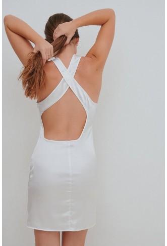 Open Back Mini Dress