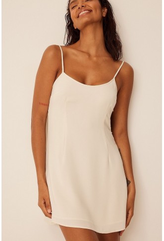 Cross Back Detail Mini Dress