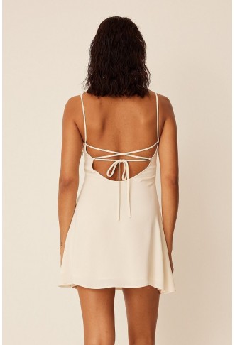 Cross Back Detail Mini Dress