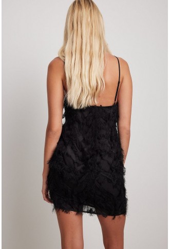 Feather Mini Dress