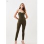 Knitted Bandage Corset Strapless Jumpsuit