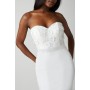 Sweetheart Neck Embellished Fishtail Bridal Dress