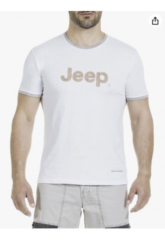 Jeep Jsmu Man T-Shirt Velvet Embroidery