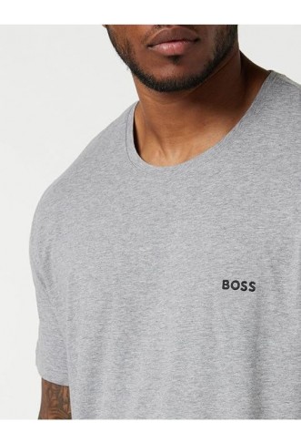 Boss Mens Mix&Match T-Shirt R Stretch-Cotton Regular-Fit T-Shirt With Contrast Logo