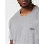 Boss Mens Mix&Match T-Shirt R Stretch-Cotton Regular-Fit T-Shirt With Contrast Logo