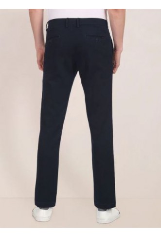 Denver Slim Fit Solid Casual Trousers
