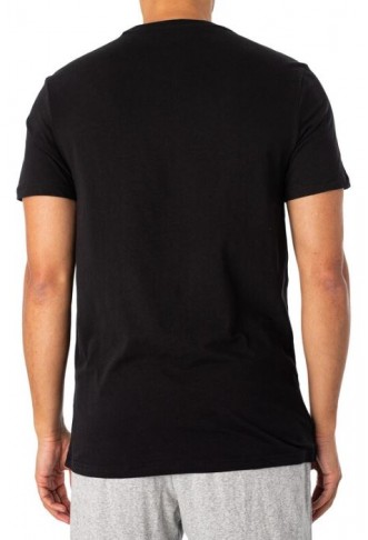 Adidas 3 Pack Lounge Active Core T-Shirts - Black