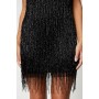 Sophie Habboo Beaded Fringe Mini Dress