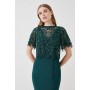 Removable Lace Top Two In One Bridesmaids Dress