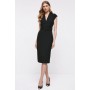 Premium V Neck Pencil Dress With Belt