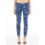 Skinny jeans with all over print
