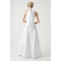 Bow Back Halterneck Full Skirted Wedding Dress