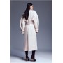 Tailored Satin Maxi Belted Trench Coat