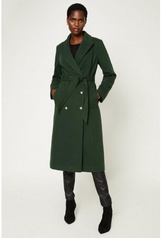 Twill Belted Coat