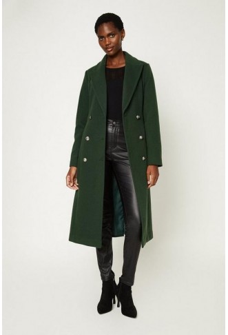 Twill Belted Coat