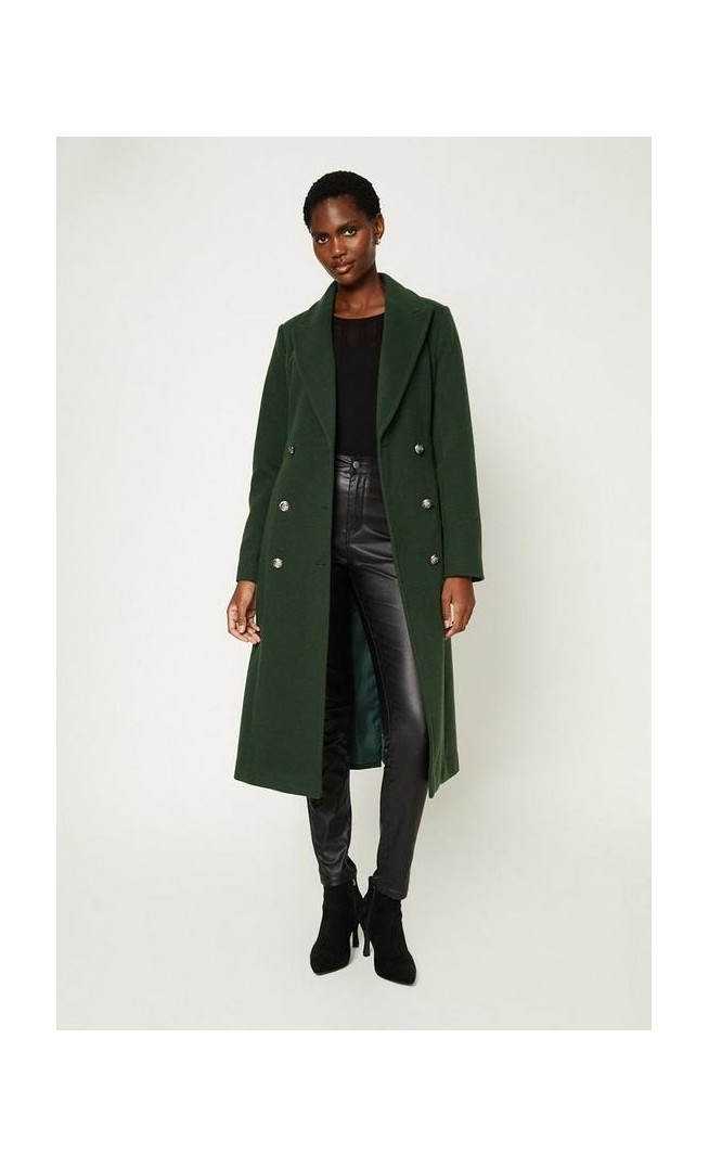 Twill Belted Coat