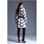 Mono Faux Fur Belted Longline Coat