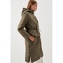 Faux Fur Lined Hybrid Longline Trench Coat