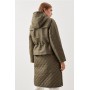 Faux Fur Lined Hybrid Longline Trench Coat