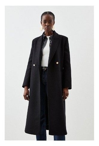 Belted Midi Wrap Coat