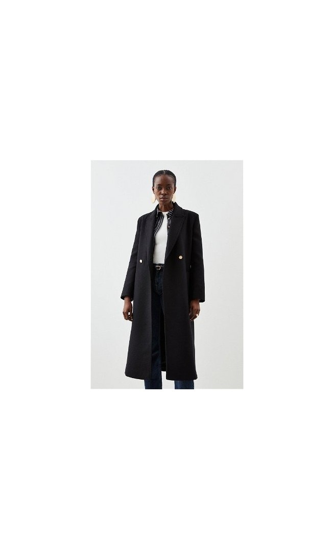 Belted Midi Wrap Coat