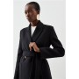 Belted Midi Wrap Coat