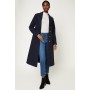 Twill Fit And Flare Coat