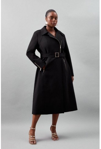 Black Plus Size Tailored...