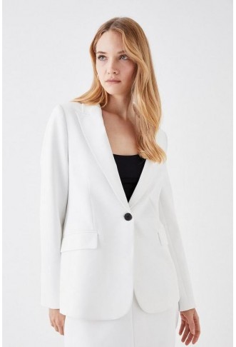 Relaxed Single Breasted Blazer