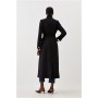 Italian Wool Forever Notch Neck Maxi Coat