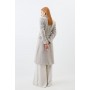 Italian Manteco Wool Mix Button Detail Belted Midi Coat