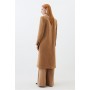 Italian Manteco Wool Mix Single Breasted Midi Coat