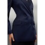 Tailored Satin Back Crepe Oversized Blazer