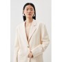 Compact Stretch Relaxed Tailored Single Breasted Blazer