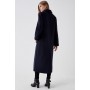 Wool Double Breasted Longline Coat