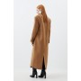 Italian Manteco Wool Blend Oversized Strong Shoulder Double Breasted Coat