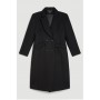 Italian Manteco Wool Hourglass Coat