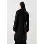 Italian Manteco Wool Cape Over Coat