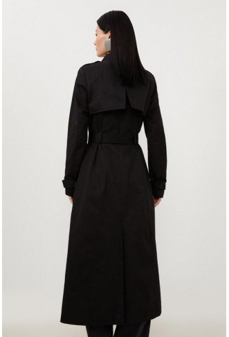 Tailored Classic Belted Trench Coat