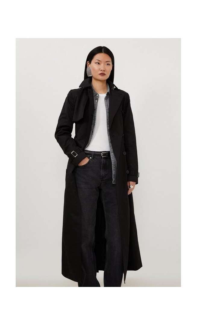 Tailored Classic Belted Trench Coat