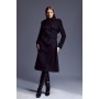 Italian Wool Blend Tailored Storm Flap Detail Belted Trench Coat