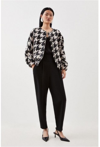 Tailored Houndstooth...